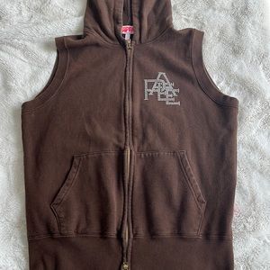 APEE by Bathing Ape (BAPE) brown cotton vest